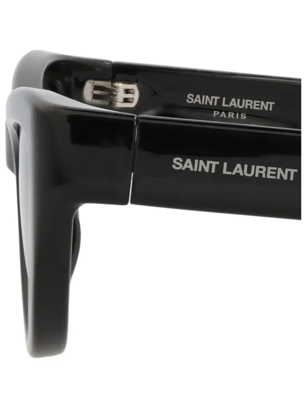 New Saint Laurent Women's Sunglasses Cat Eye Bio Injection Frame Black Black